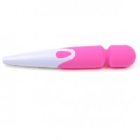 Wand Massager Rechargeable 10 Function Waterproof Silicone Pink (TOP SELLER!)